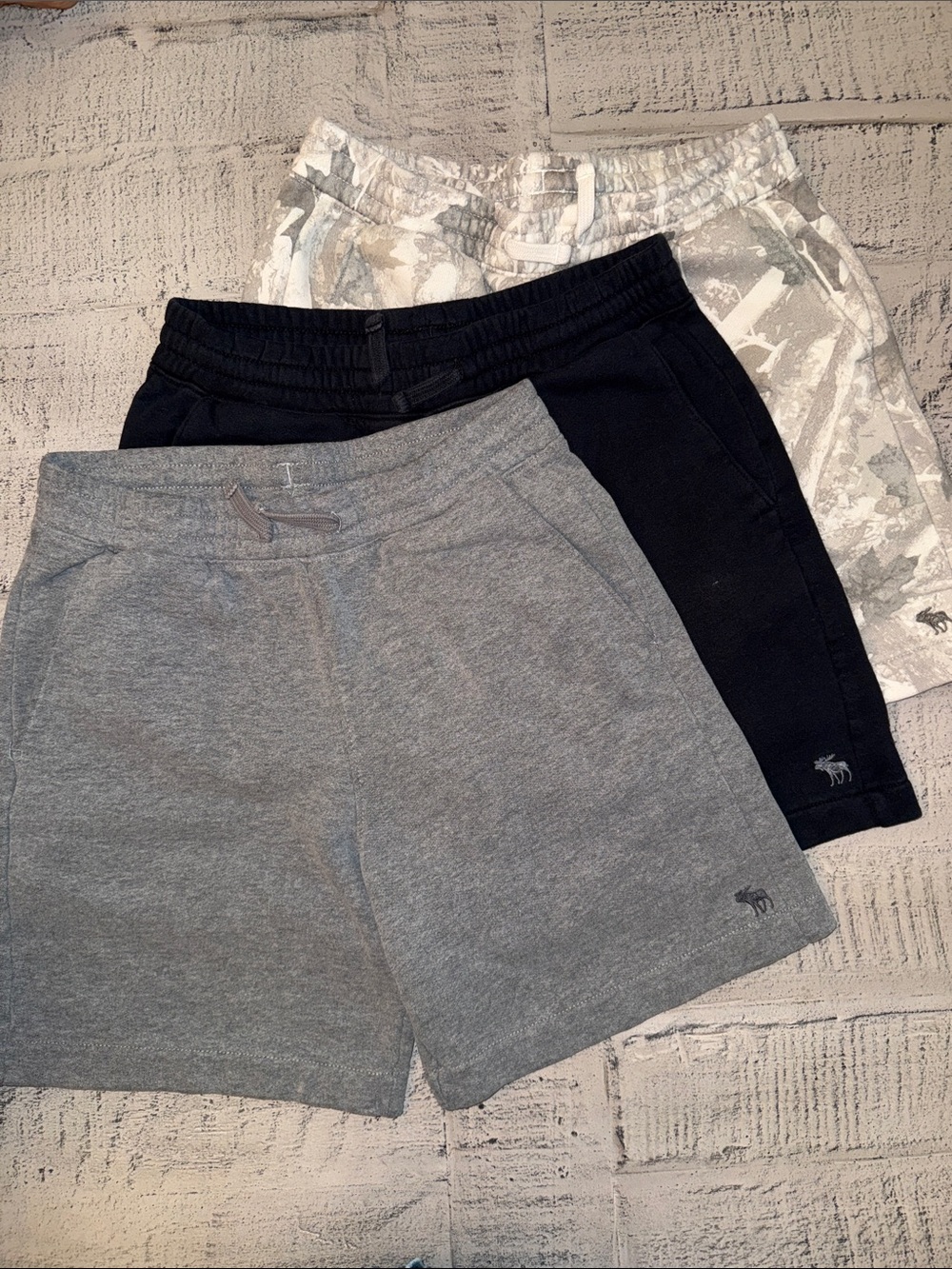 Abercrombie kids Essential Fleece Icon Shorts Bundle